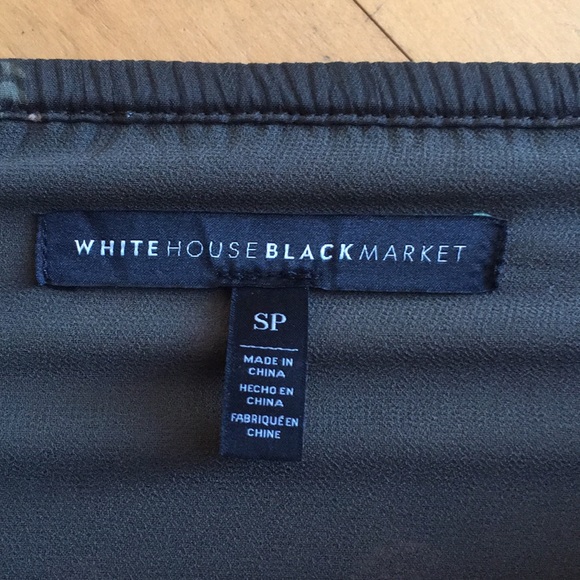 White House Black Market Sheer Boho Festival Top - Picture 8 of 8